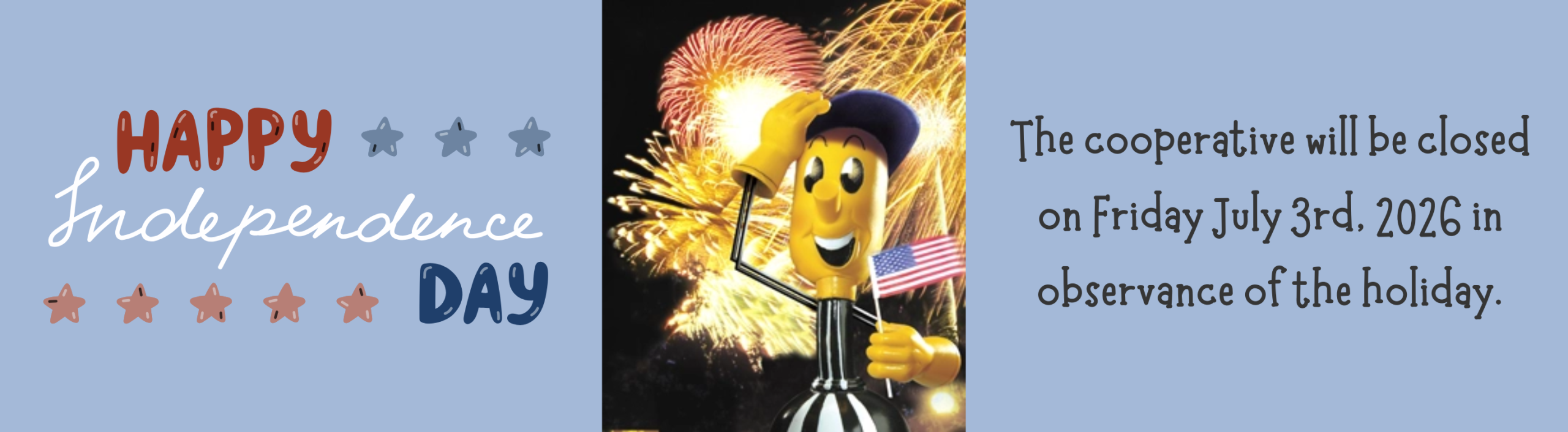Closed July 3